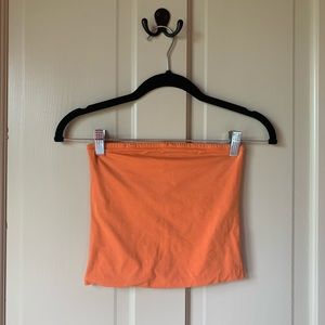 CREAMSICLE ORANGE EVERLANE TUBE TOP